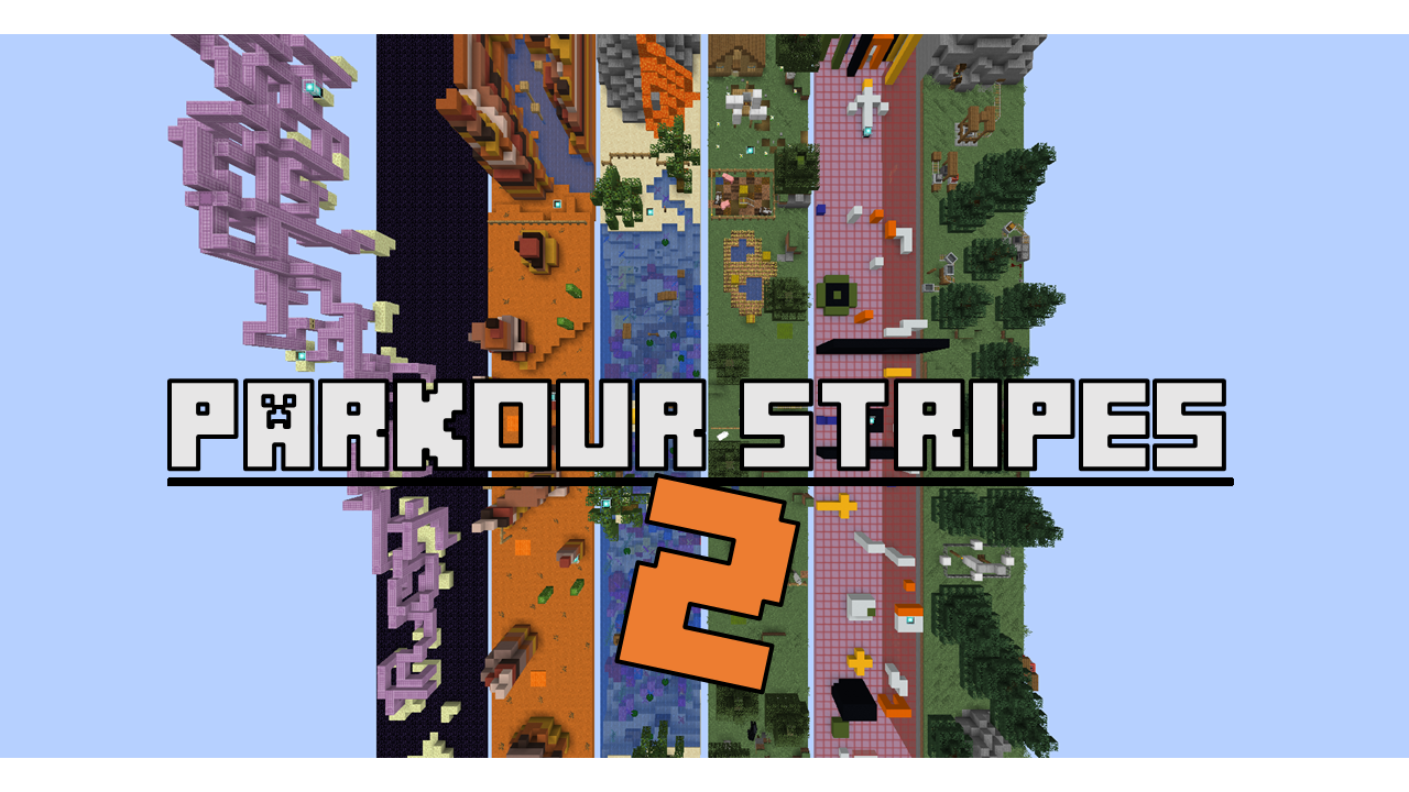 İndir Parkour stripes 2 için Minecraft 1.15.2